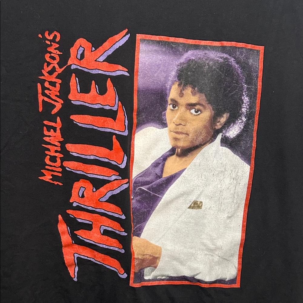 Michael Jackson Thriller Black T-Shirt. XL UGC